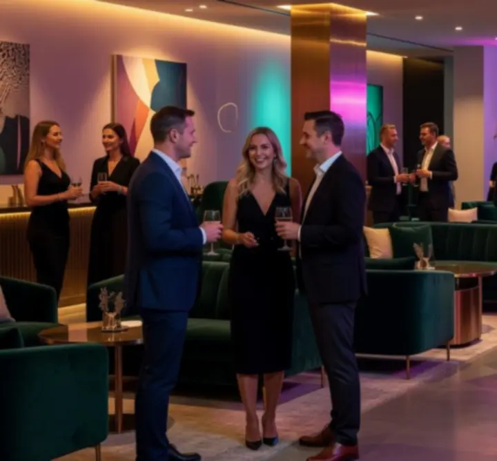 NEON VENUE HOUSE – kasynowa scenografia i neonowe światła podczas wydarzenia